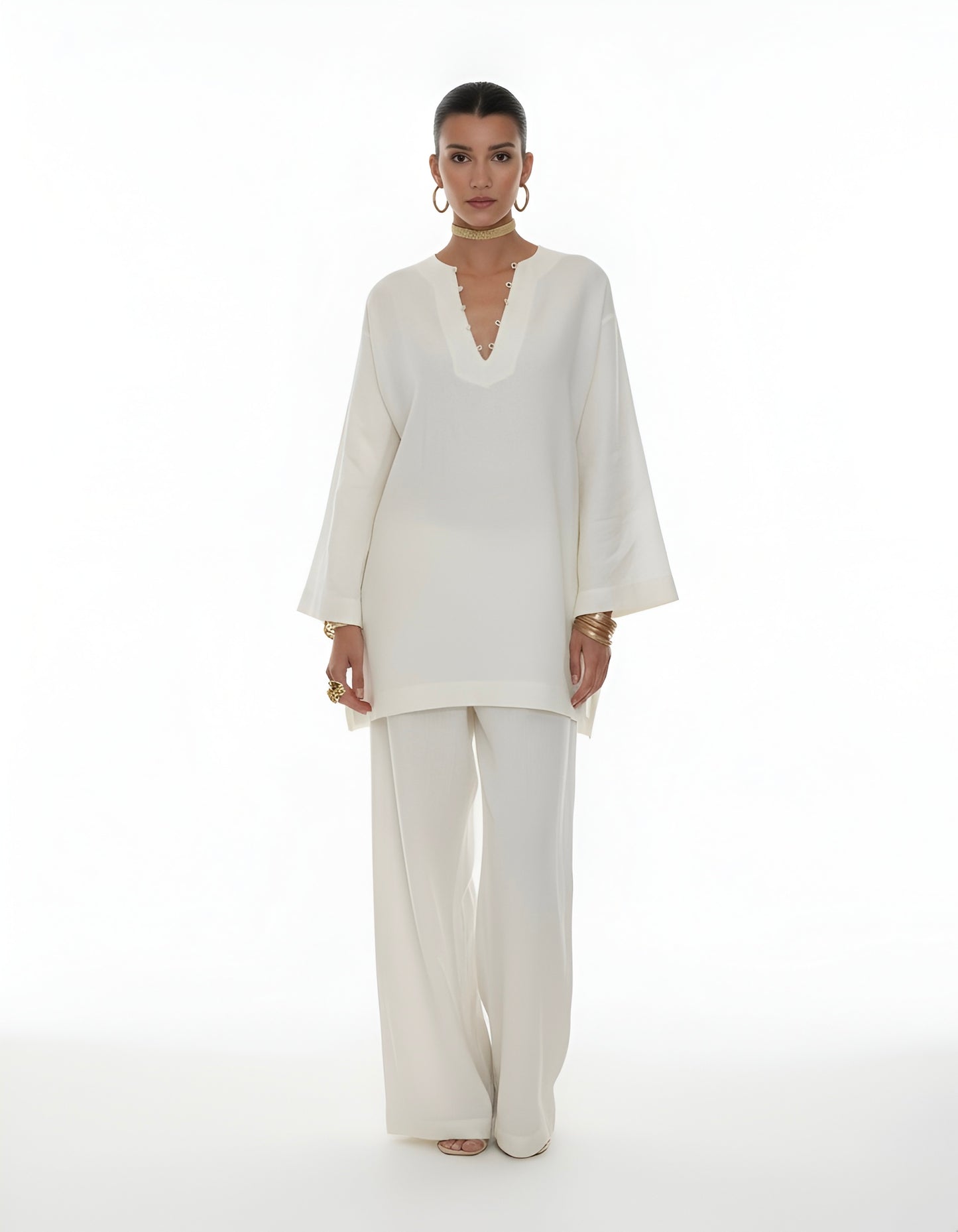 Ivory Luxe Co-ord Set