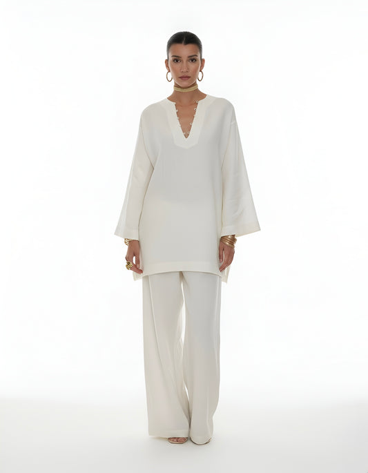 Ivory Luxe Co-ord Set