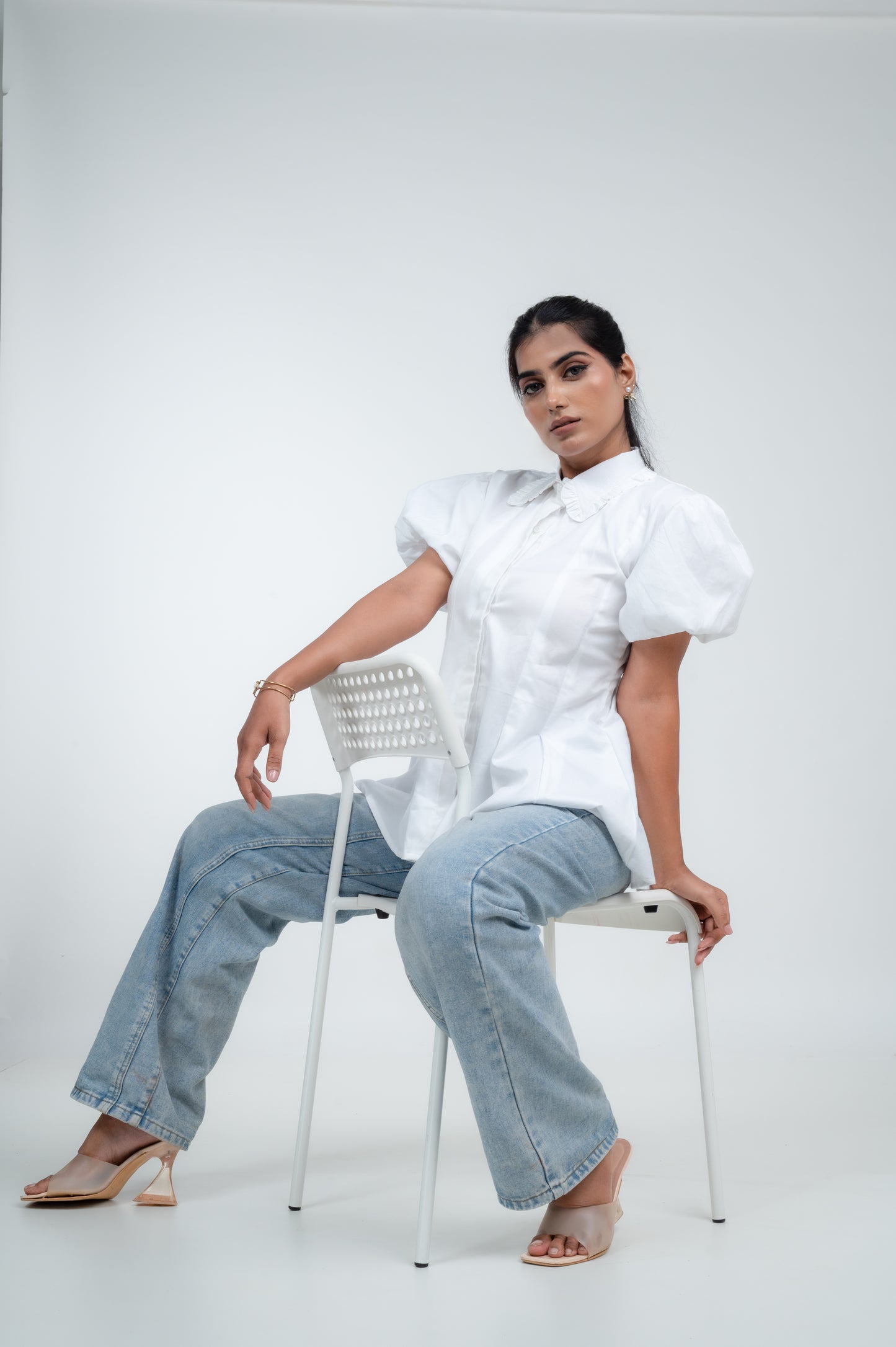 Ivory Flare Top