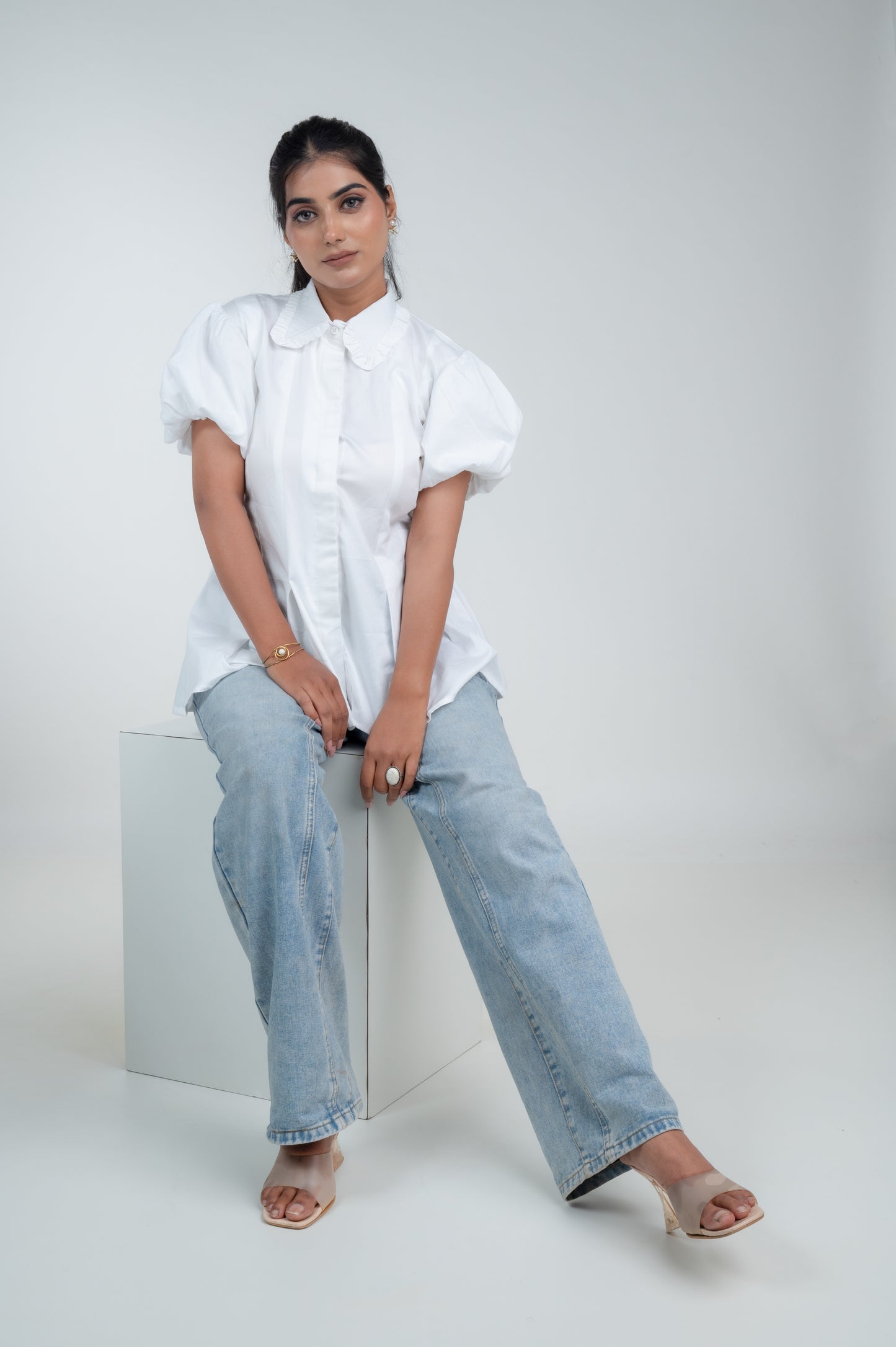 Ivory Flare Top